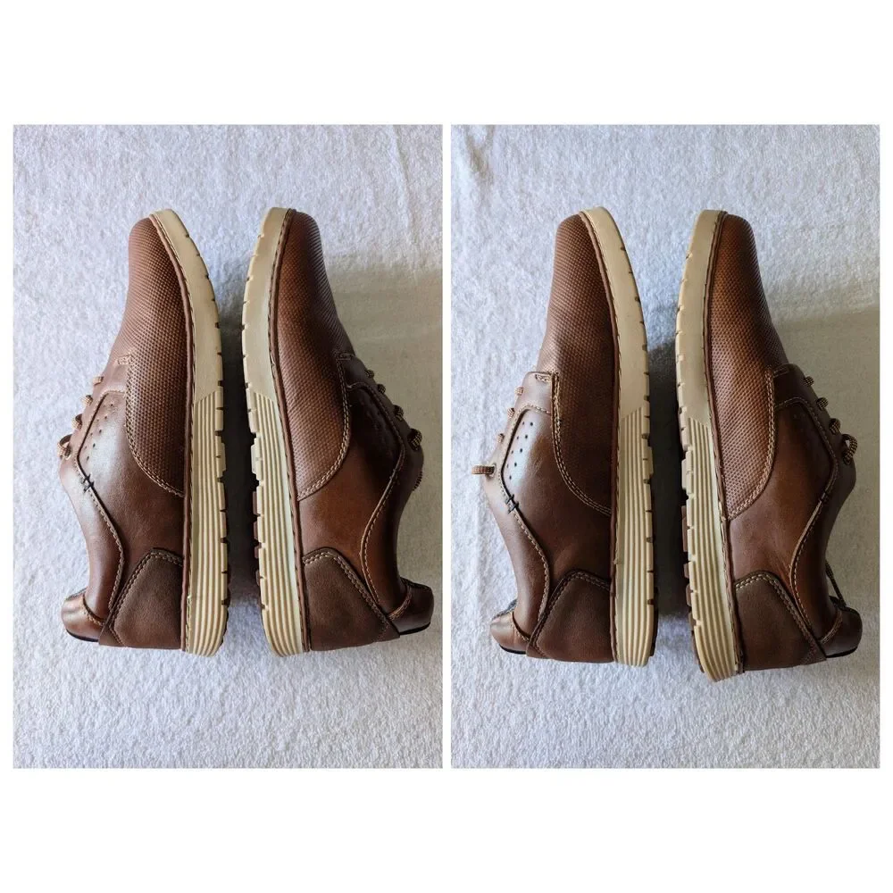 Falls Creek Chandler Size 11 Brown Lace Up Oxford Casual Dress Shoes